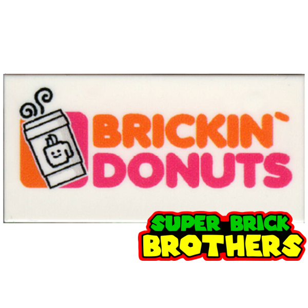Bricking Donut Ad Logo